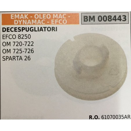 PULEGGIA AVVIAMENTO BRUMAR EMAK  OLEO MAC  DYNAMAC  EFCO DECESPUGLIATORI EFCO 8250 OM 720722 OM 725726 SPARTA