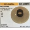 PULEGGIA AVVIAMENTO BRUMAR HUSQVARNA MOTOSEGHE 61 (tipo vecchio ant matr 1070001) 66 266 281 288   Ø 72 MM foro 14 mm