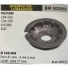 PULEGGIA AVVIAMENTO BRUMAR INTERMOTOR  LOMBARDINI MOTORI LDA 520 LDA530 6LD360 6LD    Ø 148 MM foro 41 mm  h 443 mm largh gola