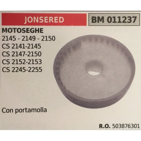 PULEGGIA AVVIAMENTO BRUMAR JONSERED MOTOSEGHE 2145  2149  2150 CS 21412145 CS 21472150 CS 21522153 CS 22452255     con portamol
