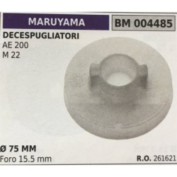 PULEGGIA AVVIAMENTO BRUMAR MARUYAMA DECESPUGLIATORI AE 200 M 22    Ø 75 MM foro 155 mm