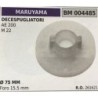 PULEGGIA AVVIAMENTO BRUMAR MARUYAMA DECESPUGLIATORI AE 200 M 22    Ø 75 MM foro 155 mm