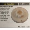PULEGGIA AVVIAMENTO BRUMAR MC CULLOCH DECESPUGLIATORI CABRIO 251261 EUROMAC 250 TAGLIASIEPI TIVOLI 4560 EUROMAC H 60 HC 6070 VI