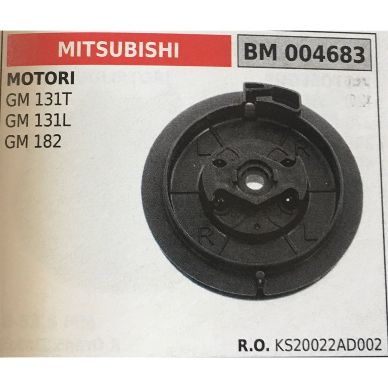 PULEGGIA AVVIAMENTO BRUMAR MITSUBISHI MOTORI GM 131T GM 131L GM 182
