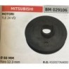 PULEGGIA AVVIAMENTO BRUMAR MITSUBISHI MOTORI TLE 24 VD    Ø 60 MM foro 123 mm
