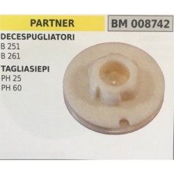 PULEGGIA AVVIAMENTO BRUMAR PARTNER DECESPUGLIATORI B 251 B 261 TAGLIASIEPI PH 25 PH 60