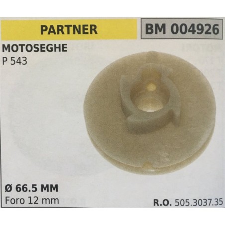 PULEGGIA AVVIAMENTO BRUMAR PARTNER MOTOSEGHE P 543    Ø 665 MM foro 12 mm
