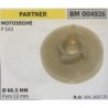 PULEGGIA AVVIAMENTO BRUMAR PARTNER MOTOSEGHE P 543    Ø 665 MM foro 12 mm