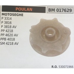 PULEGGIA AVVIAMENTO BRUMAR POULAN MOTOSEGHE P 3314 P 3816 P 3818 AV PP 4218 PP 4620 AV PPB 4018 SM 4218 AV