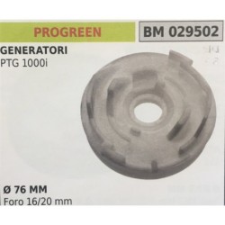 PULEGGIA AVVIAMENTO BRUMAR PROGREEN GENERATORI PTG 1000i    Ø 76 MM foro 1620 mm