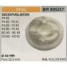 PULEGGIA AVVIAMENTO BRUMAR STIHL DECESPUGLIATORI FR 85 FS 60  FS 61 FS 65  FS 80 FS 90  FS 96 BG 60  BG 61 HS 60  HS 61    Ø 60