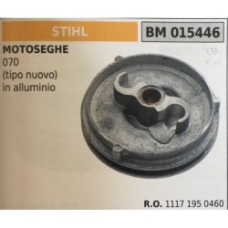 PULEGGIA AVVIAMENTO BRUMAR STIHL MOTOSEGHE 051    con portamolla incorporato