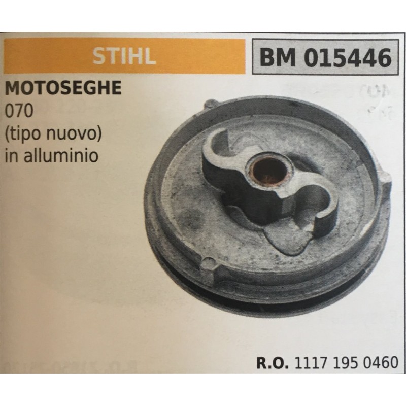 PULEGGIA AVVIAMENTO BRUMAR STIHL MOTOSEGHE 070 (tipo nuovo in alluminio)