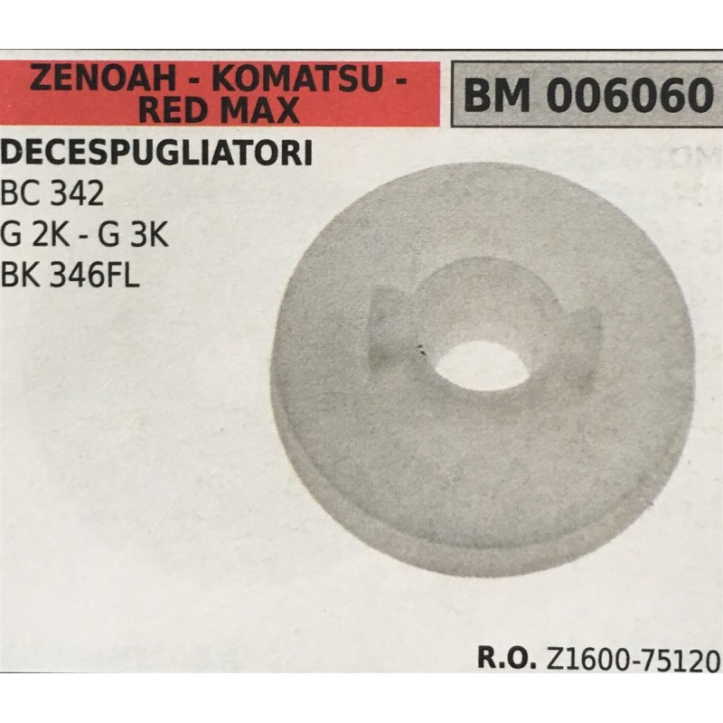 PULEGGIA AVVIAMENTO BRUMAR ZENOAH  KOMATSU  RED MAX DECESPUGLIATORI BC 342 G 2K  G 3K BK 346FL