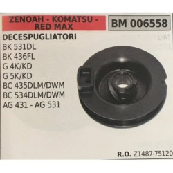 PULEGGIA AVVIAMENTO BRUMAR ZENOAH  KOMATSU  RED MAX DECESPUGLIATORI BK 531DL BK 436FL G 4KKD G 5KKD BC 435 DLMDWM BC 534 DLMDWM