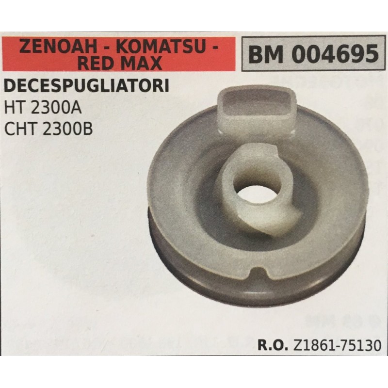 PULEGGIA AVVIAMENTO BRUMAR ZENOAH  KOMATSU  RED MAX DECESPUGLIATORI HT 2300A CHT 2300B