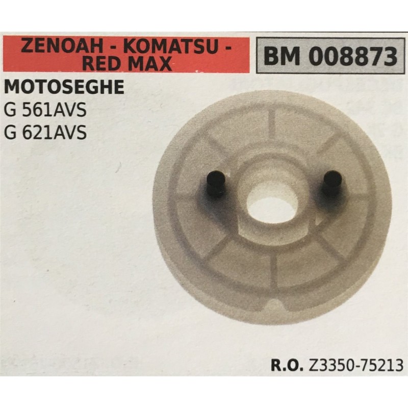 PULEGGIA AVVIAMENTO BRUMAR ZENOAH  KOMATSU  RED MAX MOTOSEGHE G 561AVS G 621AVS