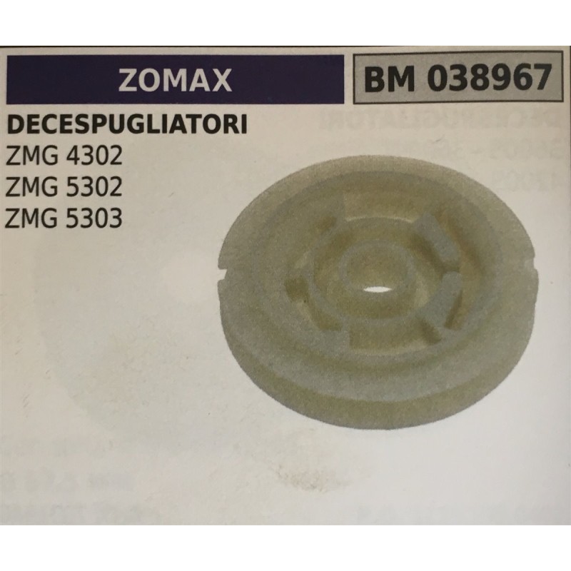 PULEGGIA AVVIAMENTO BRUMAR ZOMAX DECESPUGLIATORI ZMG 4302 ZMG 5302 ZMG 5303