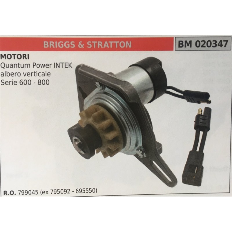 MOTORINO AVVIAMENTO BRUMAR BRIGGS & STRATTON MOTORI Quantum Power INTEK albero verticale serie 600  800