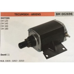 MOTORINO AVVIAMENTO BRUMAR TECUMSEH  ARIENS MOTORI OH 120 OH 140 OH 160 OH 180   DENTI 11