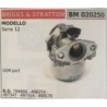 CARBURATORE A VASCHETTA BRUMAR BRIGGS&STRATTON MODELLO Serie 12    OEM part