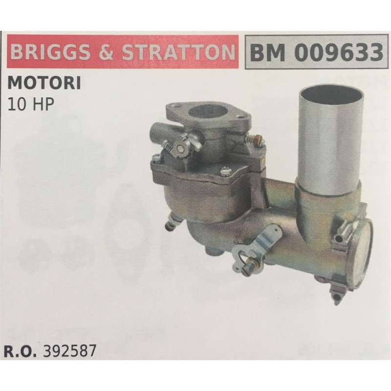 CARBURATORE A VASCHETTA BRUMAR BRIGGS&STRATTON MOTORI 10 HP