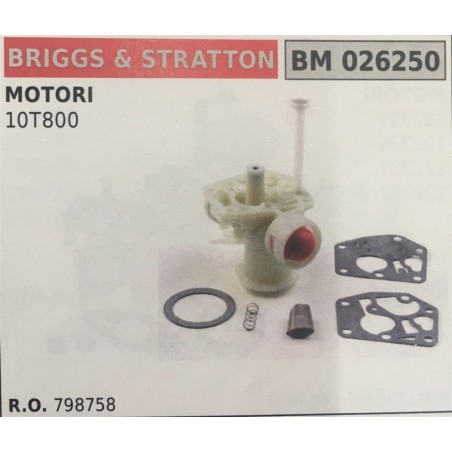 CARBURATORE A VASCHETTA BRUMAR BRIGGS&STRATTON MOTORI 10T800