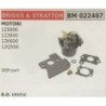 CARBURATORE A VASCHETTA BRUMAR BRIGGS&STRATTON MOTORI 121600 122600 12K600 12Q500    OEM part