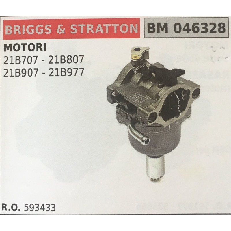 CARBURATORE A VASCHETTA BRUMAR BRIGGS&STRATTON MOTORI 21B707  21B807 21B907  21B977