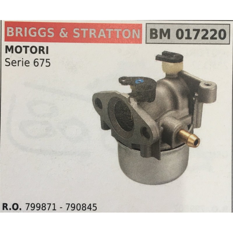 CARBURATORE A VASCHETTA BRUMAR BRIGGS&STRATTON MOTORI Serie 675