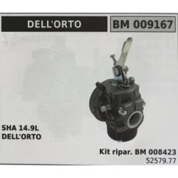 CARBURATORE A VASCHETTA BRUMAR DELL'ORTO    SHA 149L DELL'ORTO Kit ripar BM 008423
