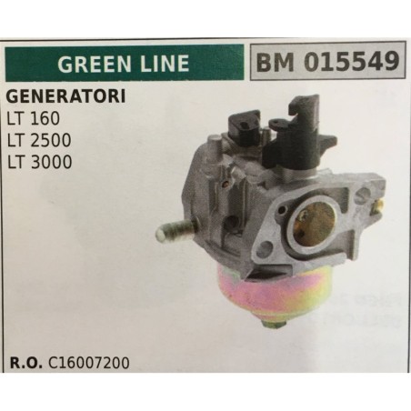 CARBURATORE A VASCHETTA BRUMAR GREEN LINE GENERATORI LT 160 LT 2500 LT 3000