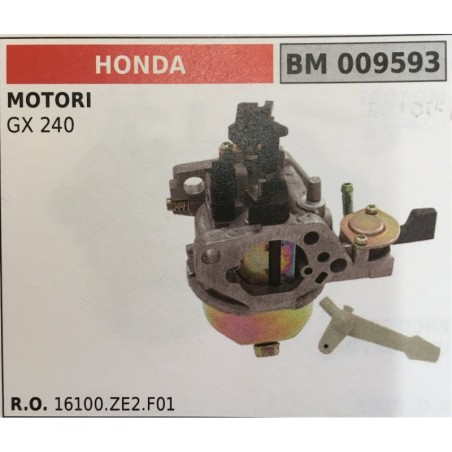 CARBURATORE A VASCHETTA BRUMAR HONDA MOTORI GX 240