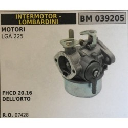CARBURATORE A VASCHETTA BRUMAR INTERMOTOR  LOMBARDINI MOTORI LGA 225    FHCD 2016 DELL'ORTO