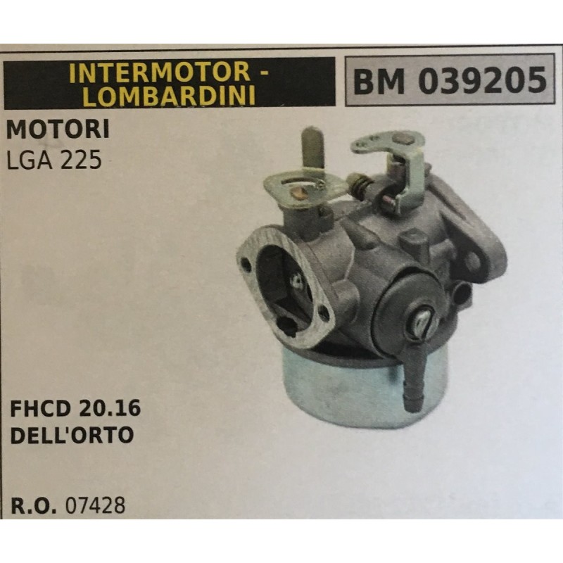 CARBURATORE A VASCHETTA BRUMAR INTERMOTOR  LOMBARDINI MOTORI LGA 225    FHCD 2016 DELL'ORTO