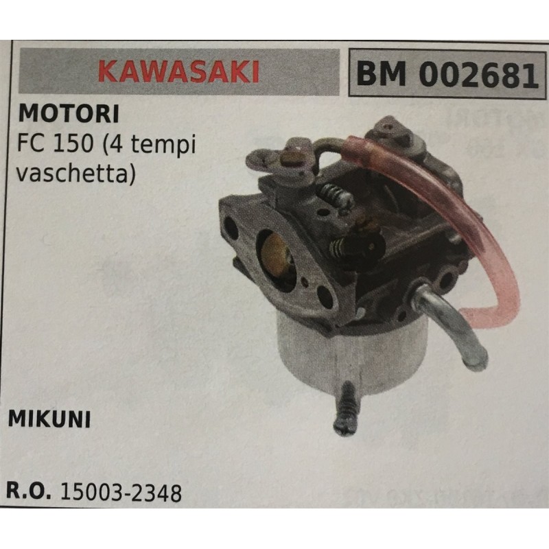 CARBURATORE A VASCHETTA BRUMAR KAWASAKI MOTORI FC 150 (4 tempi con vaschetta)    MIKUNI