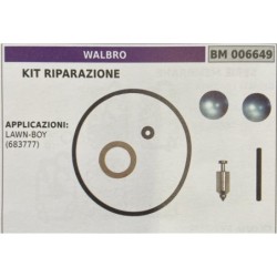 BRUMAR MEMBRANAKIT RIPARAZIONE WALBRO  KIT RIPARAZIONE  APPLICAZIONI: LAWN BOY (683777)