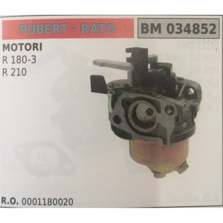 CARBURATORE A VASCHETTA BRUMAR PUBERT  RATO MOTORI  R 1803 R 210