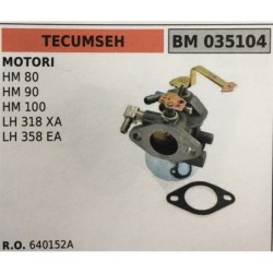 CARBURATORE A VASCHETTA BRUMAR TECUMSEH MOTORI HM 80  HM 90 HM 100 LH 318 XA LH 358 EA