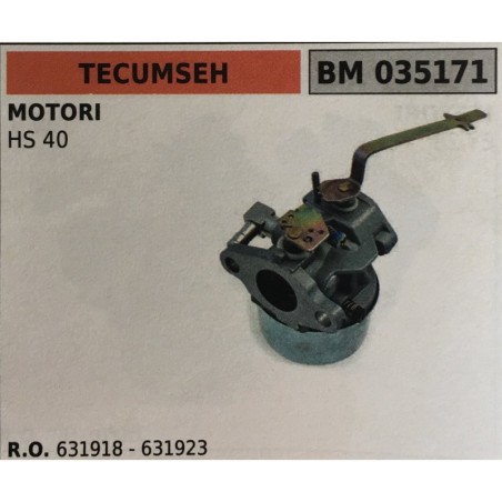 CARBURATORE A VASCHETTA BRUMAR TECUMSEH MOTORI HS 40