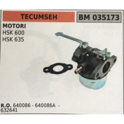 CARBURATORE A VASCHETTA BRUMAR TECUMSEH MOTORI HSK 600 HSK 635