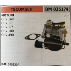 CARBURATORE A VASCHETTA BRUMAR TECUMSEH MOTORI OHV 140 OHV 170 OHV 175 OHV 180 OHV 490