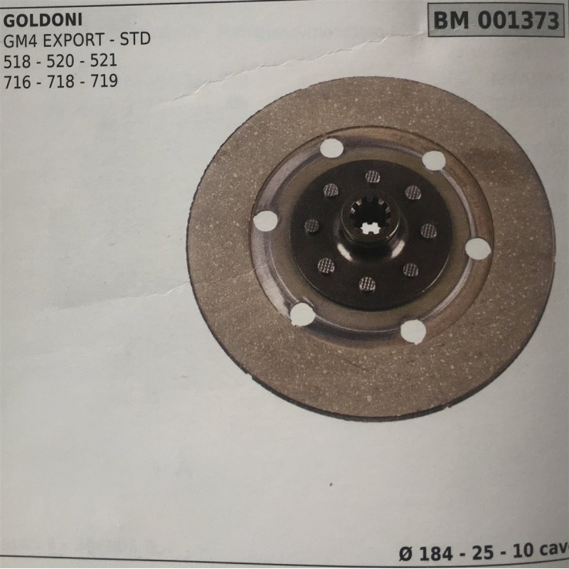 FRIZIONE AGRICOLA COMPLETA BRUMAR GOLDINI GM4 EXPORT  STD 518  520  521  716  718  719
