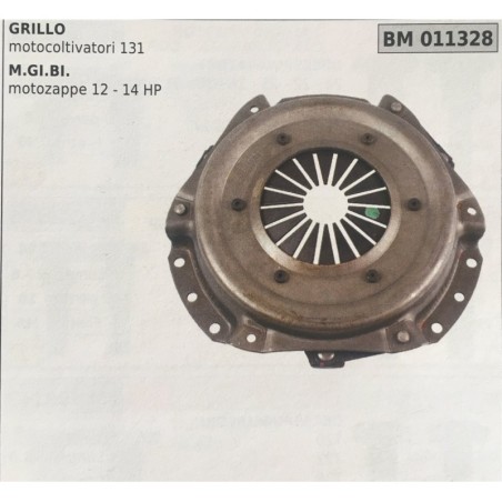 FRIZIONE AGRICOLA COMPLETA BRUMAR GRILLO motocoltivatori 131 MGIBI motozappe 12  14 HP