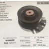 FRIZIONE ELETTROMAGNETICA BRUMAR WARNER ALKO trattorini modello 102 cm T91112 T1820 bilama RO 514876 DOLMAR 663514876 WOLFGARTE