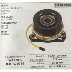 FRIZIONE ELETTROMAGNETICA BRUMAR WARNER ARIENS  trattorini Grand Sierra 03090800 30908 CUB CADET WDC38410 GRASSHOPPER 388766 60