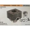 CILINDRO COMPLETO DI PISTONE E SEGMENTI BRUMAR  AGRIMONDO  TURBINE   CMS SOFFIATORI K 90    Ø 44 DSpinotto 12 Pist Cpl BM 00361