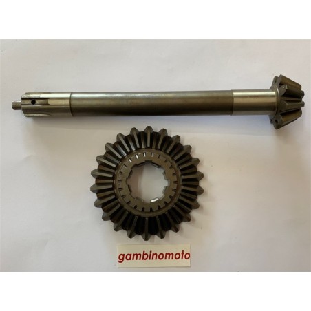 COPPIA CONICA MOTOCOLTIVATORE GRIFO 900 NIBBI DECIMO DENTI PIGNONE 9 CORONA 22