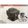 CILINDRO COMPLETO DI PISTONE E SEGMENTI BRUMAR  MITSUBISHI MOTORI TLE 33FA    Ø 36 DSpinotto 9 Pist Cpl BM 014437