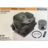 CILINDRO COMPLETO DI PISTONE E SEGMENTI BRUMAR  OCHIAI  MAORI MOTOSEGHE OCS 2801    Ø 36 DSpinotto 8 Pist Cpl BM 017719